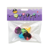 Assorted Large Jingle Bells(5PCS/2.6CM) in colorful packaging for craft projects.
